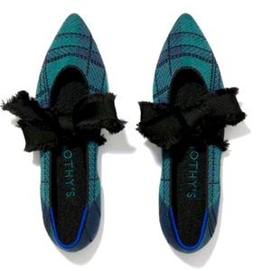 Rothy’s Pine Plaid Mary Jane